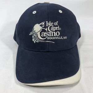 ISLE OF CAPRI CASINO BOONEVILLE MISSOURI HAT CAP ADJUSTABLE ONE SIZE FITS MOST